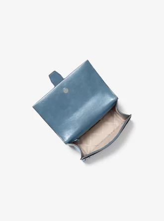 Geantă crossbody Greenwich mică cu imprimeu uzat