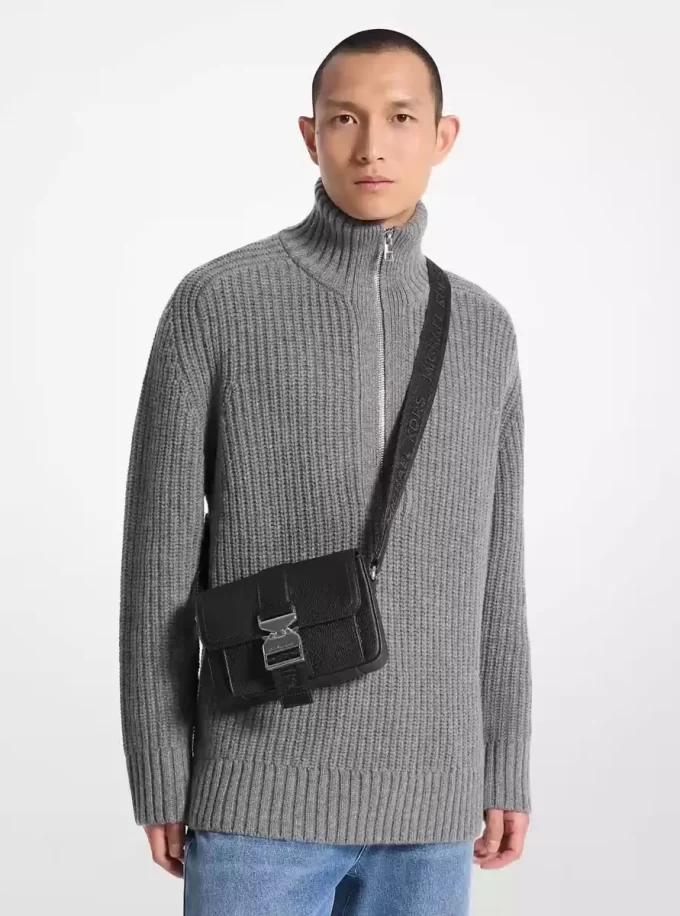 Geantă crossbody Hudson din piele cu pietre prețioase