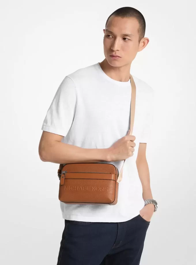 Geantă crossbody Hudson din piele granulată