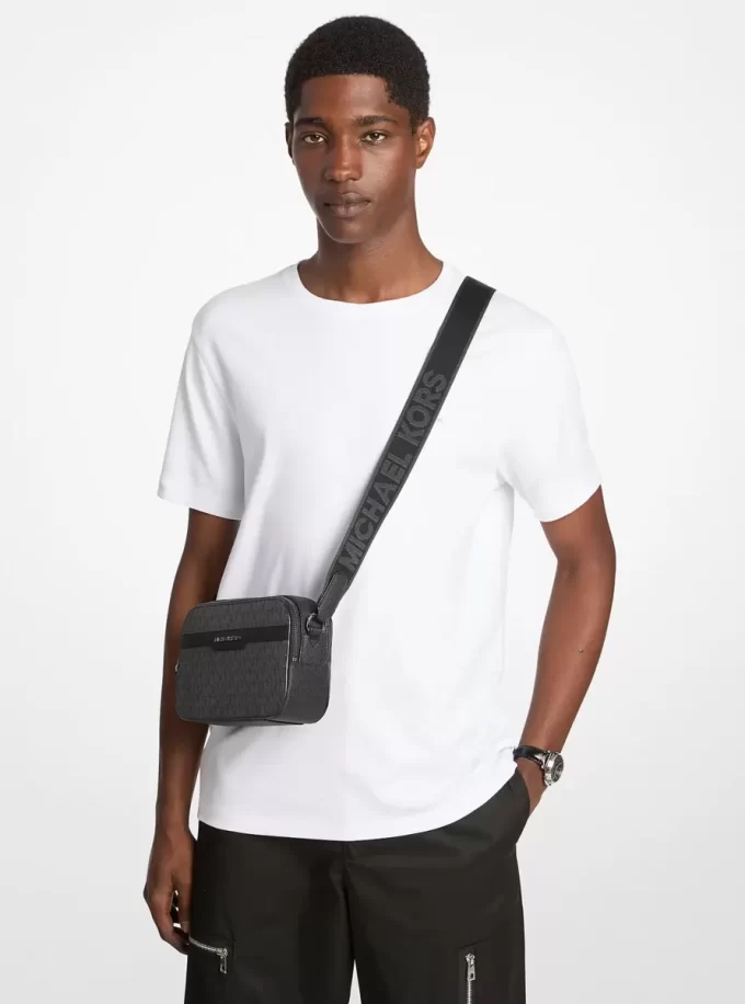 Geantă crossbody Hudson Signature Logo pentru cameră