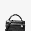 Geantă crossbody Jana extra-small din piele cu model crocodil în relief