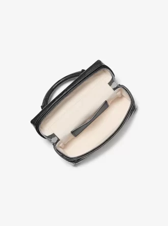 Geantă crossbody Jana extra-small din piele cu model crocodil în relief