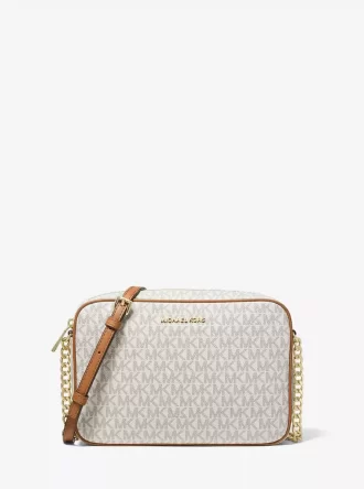 Geantă crossbody Jet Set cu logo mare