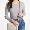 Geantă crossbody Jet Set cu logo mare