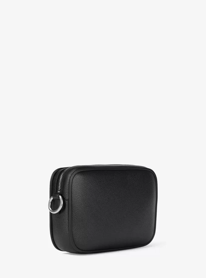 Geantă crossbody Jet Set din piele cu aspect de pietricele pentru cameră Geantă crossbody Jet Set din piele cu aspect de pietricele pentru cameră