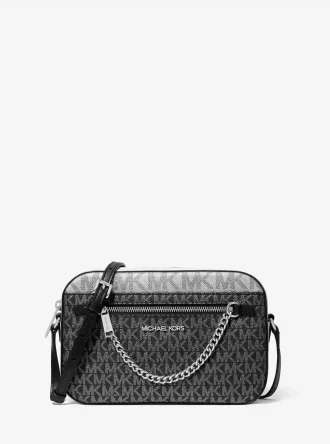 Geantă crossbody Jet Set mare cu logo