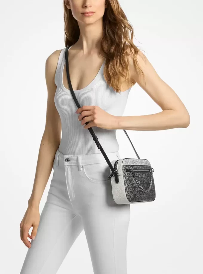 Geantă crossbody Jet Set mare cu logo Geantă crossbody Jet Set mare cu logo