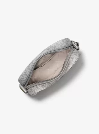 Geantă crossbody Jet Set mare cu logo imprimat