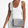 Geantă crossbody Jet Set mare cu logo imprimat