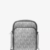 Geantă crossbody Jet Set medie cu logo metalic Geantă crossbody Jet Set medie cu logo metalic