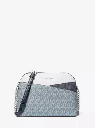 Geantă crossbody Jet Set Travel cu logo-ul semnăturii în blocuri de culoare