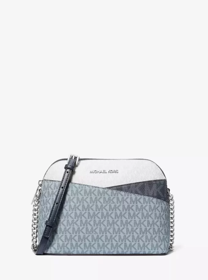 Geantă crossbody Jet Set Travel cu logo-ul semnăturii în blocuri de culoare Geantă crossbody Jet Set Travel cu logo-ul semnăturii în blocuri de culoare