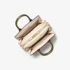 Geantă crossbody Laila extra-small din piele cu blocuri de culoare