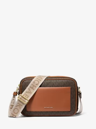 Geantă crossbody Maeve cu logo-ul semnăturii mari