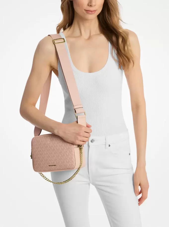 Geantă crossbody medie Bryant cu logo-ul semnăturii