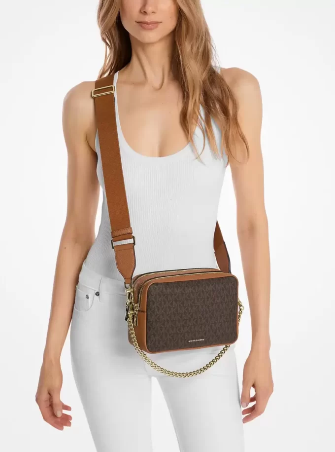Geantă crossbody medie Bryant cu logo-ul semnăturii
