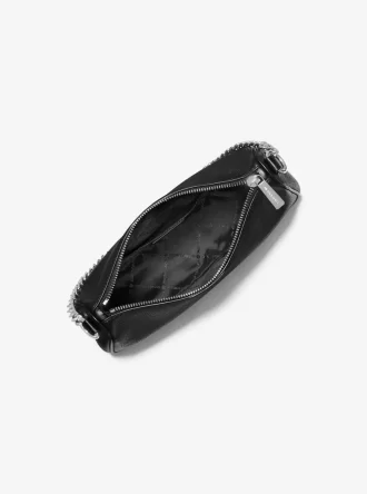 Geantă crossbody medie Carmela din piele cu pietriș