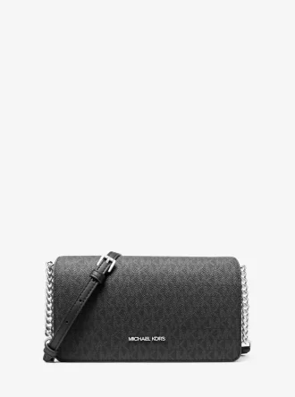 Geantă crossbody medie Jet Set cu logo