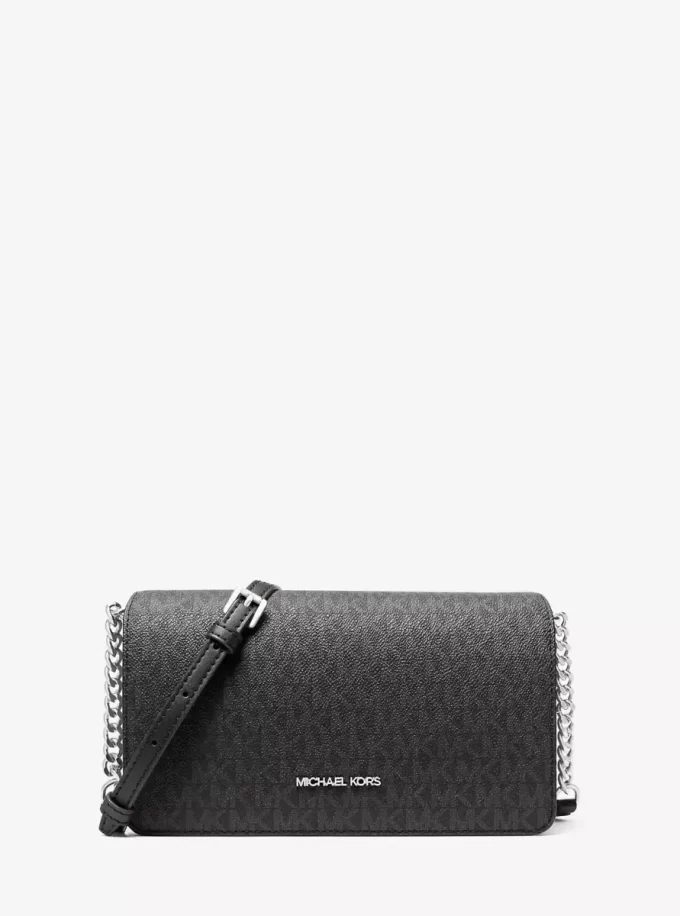 Geantă crossbody medie Jet Set cu logo