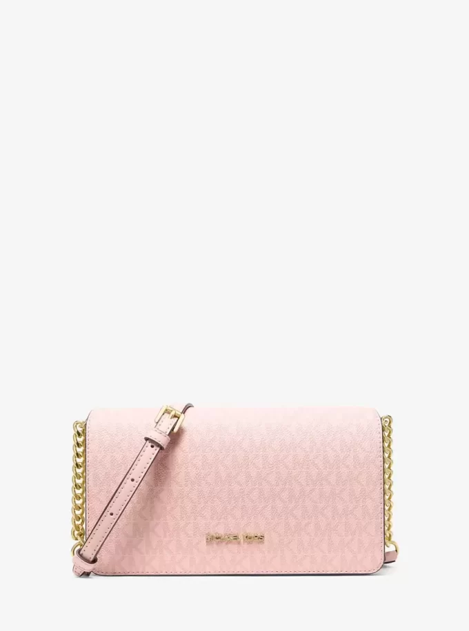 Geantă crossbody medie Jet Set cu logo