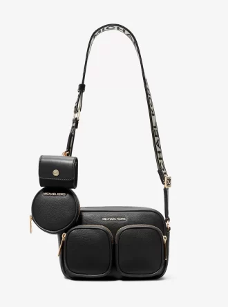 Geantă crossbody medie Jet Set din piele cu husă pentru Apple Airpods Pro®
