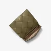 Geantă crossbody medie Jet Set din piele țesută