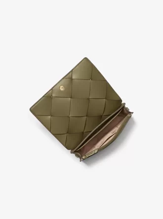 Geantă crossbody medie Jet Set din piele țesută