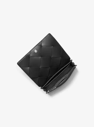 Geantă crossbody medie Jet Set din piele țesută