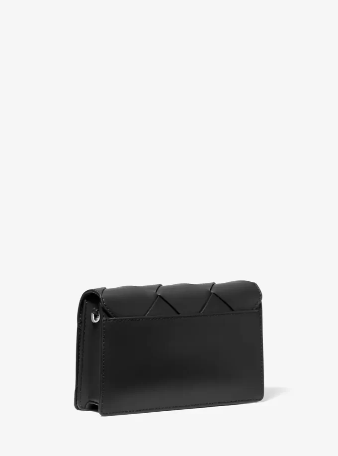 Geantă crossbody medie Jet Set din piele țesută