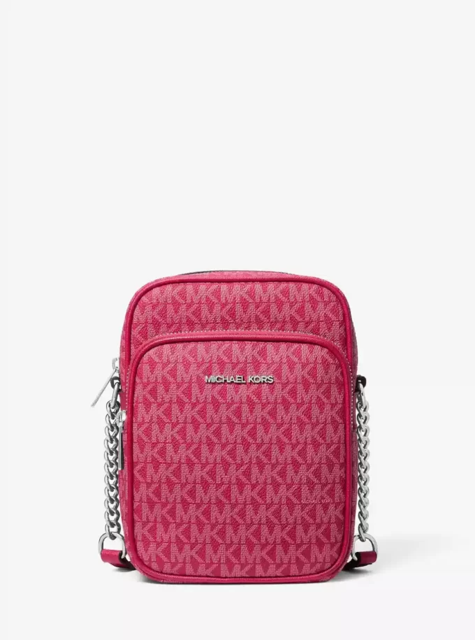 Geantă crossbody medie Jet Set Travel cu logo Geantă crossbody medie Jet Set Travel cu logo