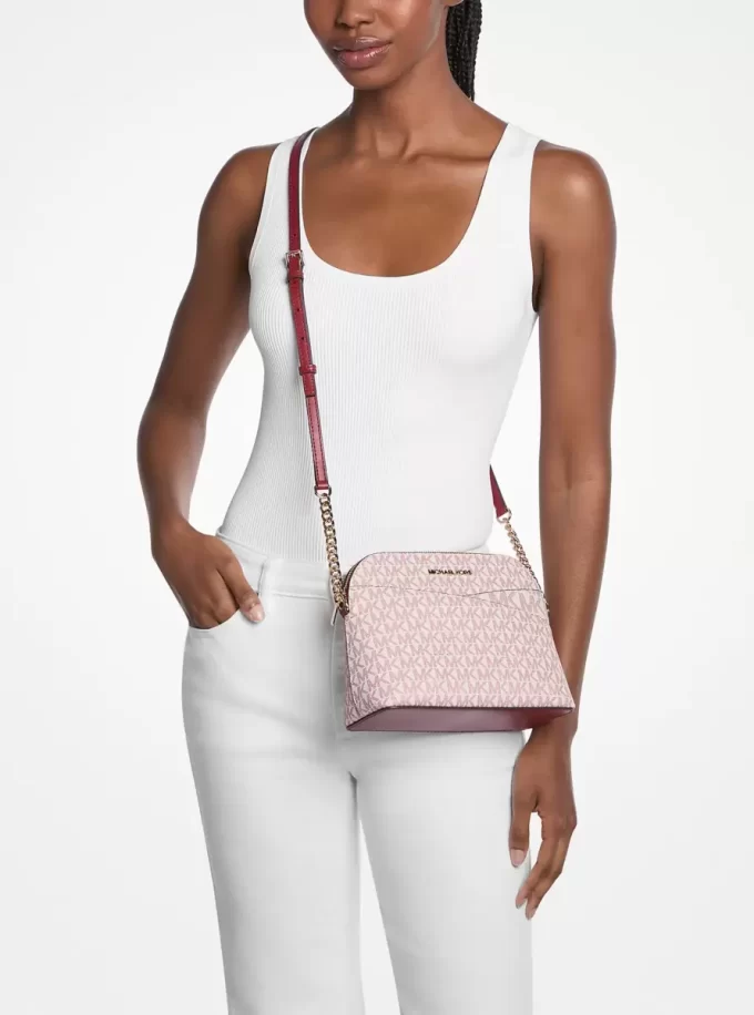 Geantă crossbody medie Jet Set Travel cu logo-ul Dome Geantă crossbody medie Jet Set Travel cu logo-ul Dome