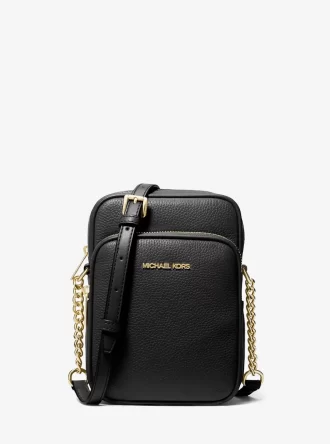 Geantă crossbody medie Jet Set Travel din piele cu margini mici