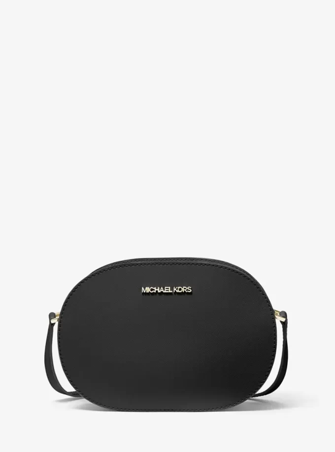 Geantă crossbody medie Jet Set Travel din piele Saffiano Geantă crossbody medie Jet Set Travel din piele Saffiano