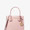 Geantă crossbody medie Mercer din piele cu margini în două culori Geantă crossbody medie Mercer din piele cu margini în două culori