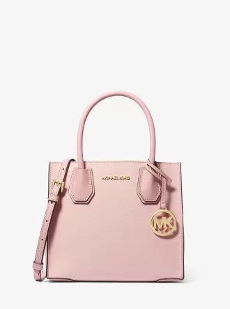 Geantă crossbody medie Mercer din piele cu margini în două culori