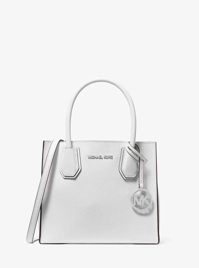 Geantă crossbody medie Mercer din piele granulată Geantă crossbody medie Mercer din piele granulată