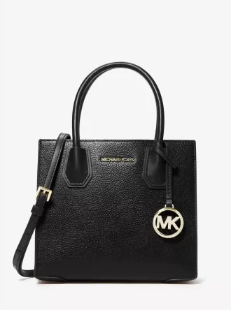 Geantă crossbody medie Mercer din piele granulată