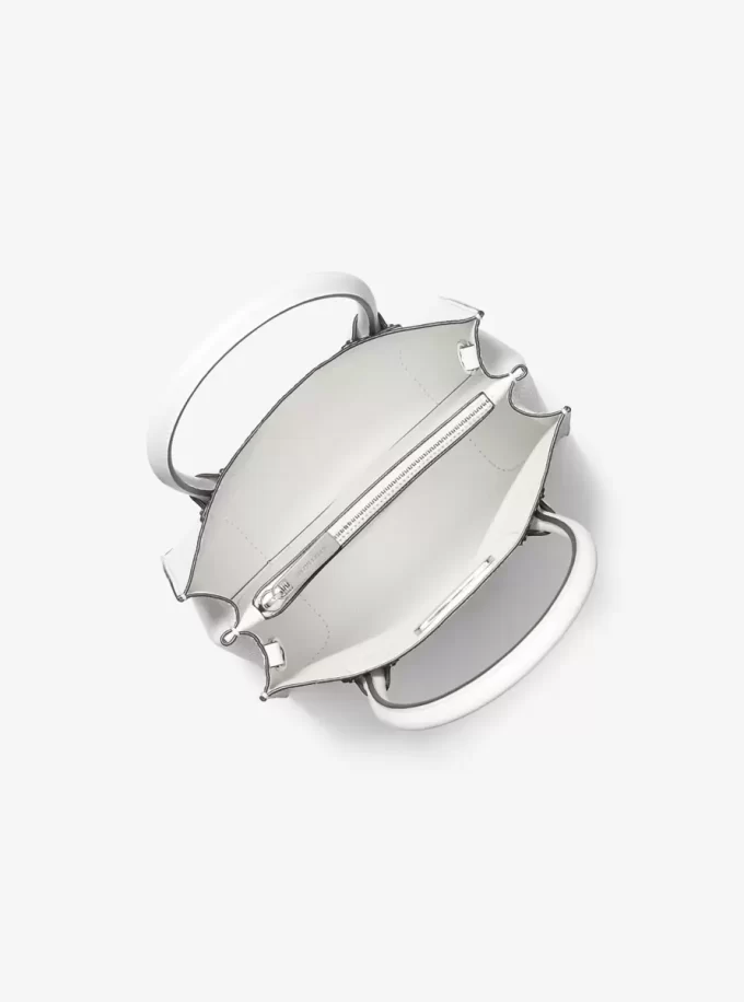 Geantă crossbody medie Mercer din piele granulată Geantă crossbody medie Mercer din piele granulată