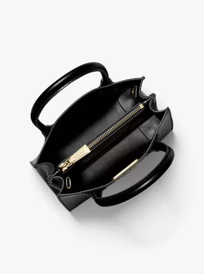 Geantă crossbody medie Mercer din piele granulată Geantă crossbody medie Mercer din piele granulată