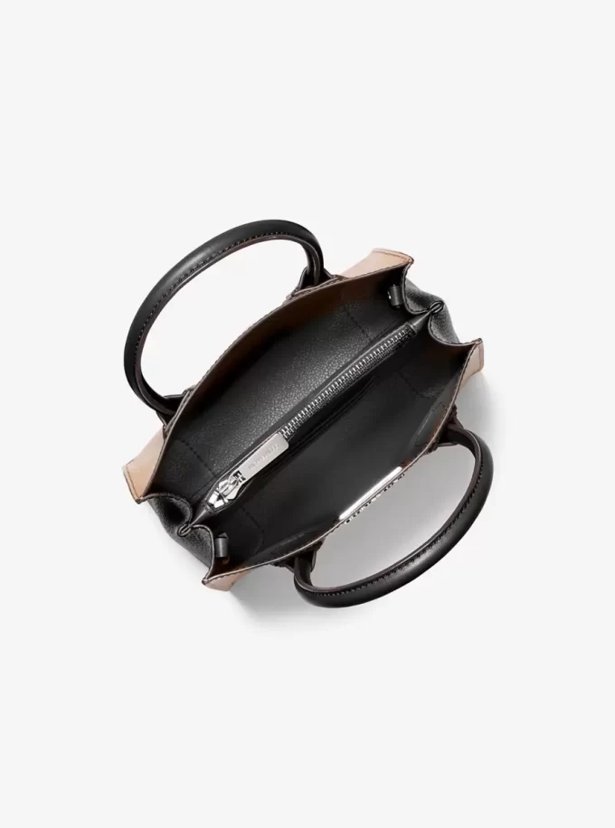 Geantă crossbody medie Mercer din piele granulată Geantă crossbody medie Mercer din piele granulată