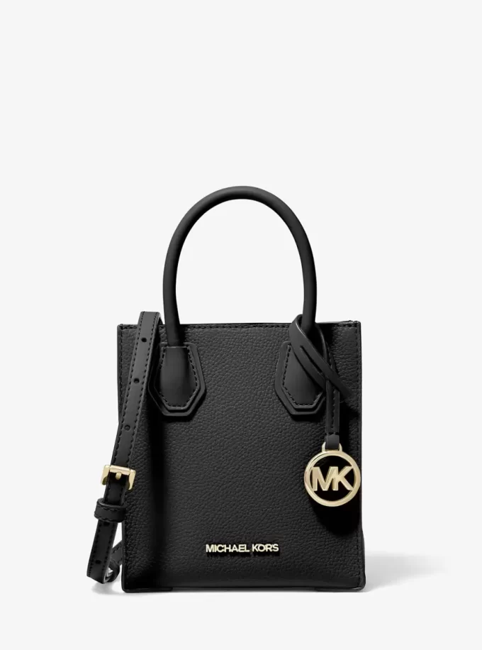 Geantă crossbody Mercer extra-small din piele cu margini mici Geantă crossbody Mercer extra-small din piele cu margini mici