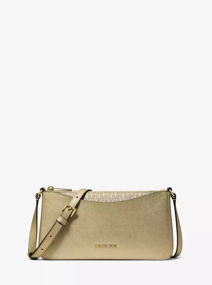 Geantă crossbody metalică medie Arden Geantă crossbody metalică medie Arden