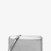Geantă crossbody metalică medie Jet Set Geantă crossbody metalică medie Jet Set