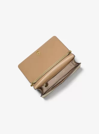 Geantă crossbody metalică medie Jet Set Travel