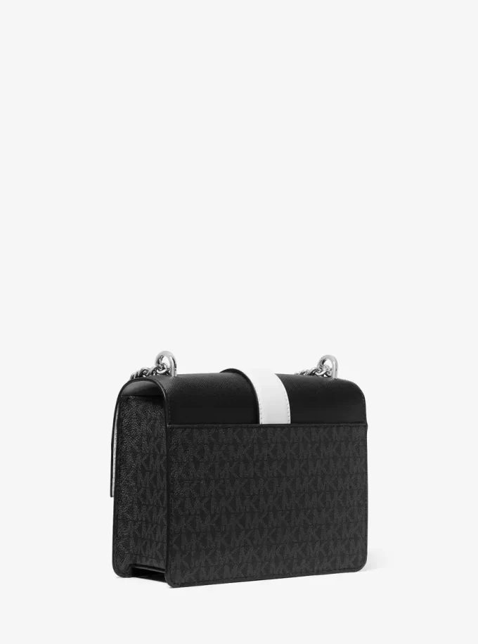 Geantă crossbody mică Greenwich cu logo-ul semnăturii, în blocuri de culoare Geantă crossbody mică Greenwich cu logo-ul semnăturii, în blocuri de culoare