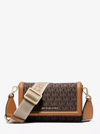Geantă crossbody mică Jet Set cu imprimeu logo-ul țesut pentru smartphone