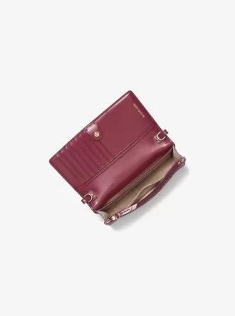 Geantă crossbody mică Jet Set cu imprimeu logo-ul țesut pentru smartphone
