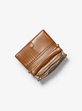 Geantă crossbody mică Jet Set cu imprimeu logo-ul țesut pentru smartphone