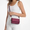 Geantă crossbody mică Jet Set cu imprimeu logo-ul țesut pentru smartphone