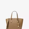 Geantă crossbody mică Taryn cu logo și piele